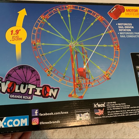 K’Nex Revolution Ferris Wheel Building Set.  Never opened.  New - Picture 3 of 5